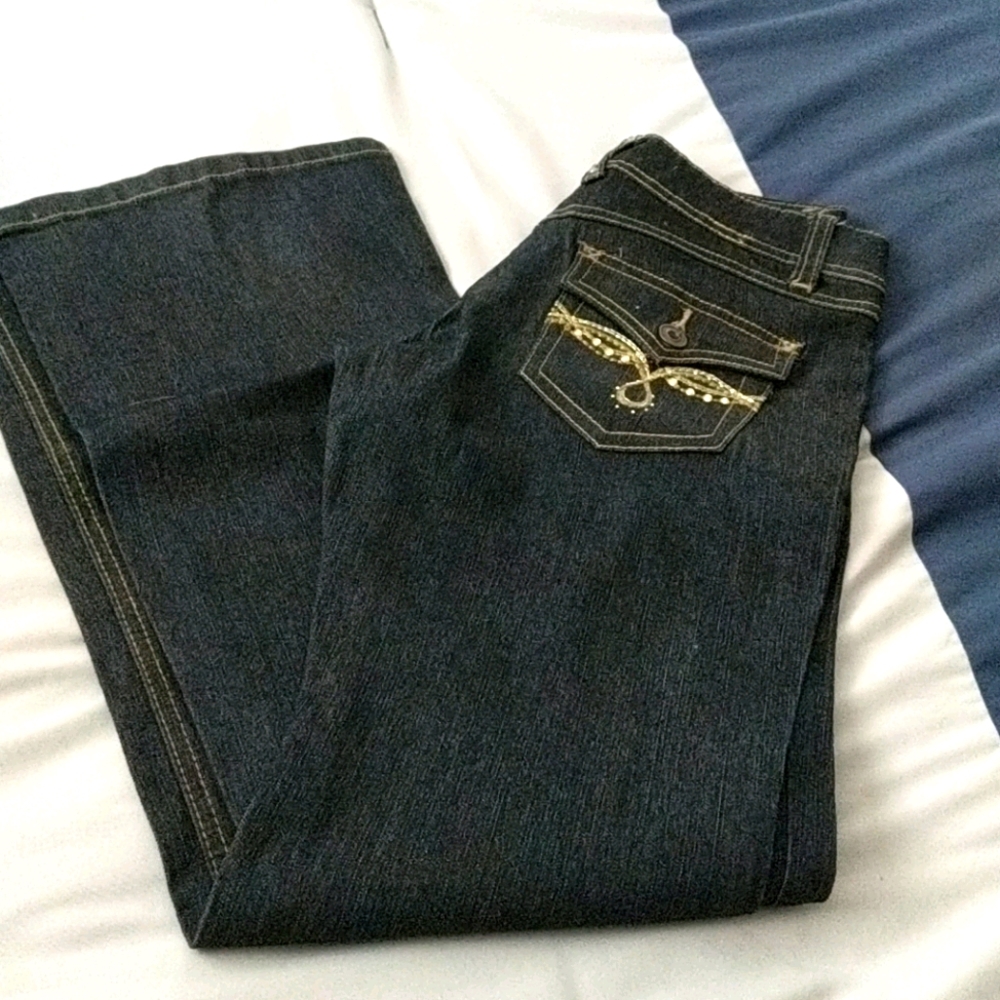 Ladies cute denim jeans